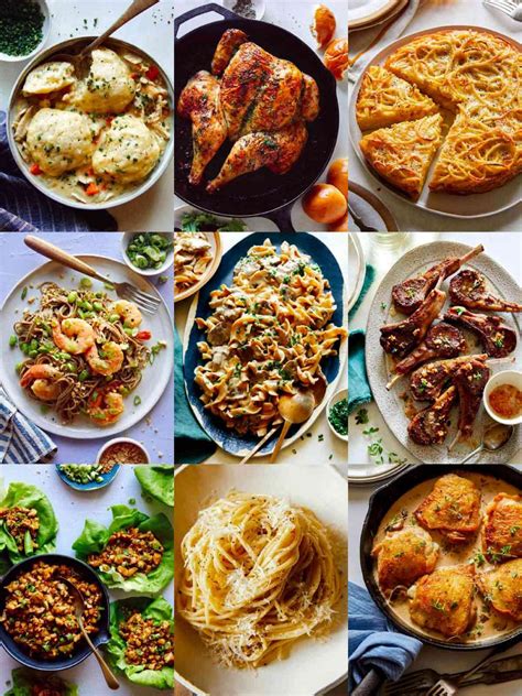 10 most popular dinner recipes.